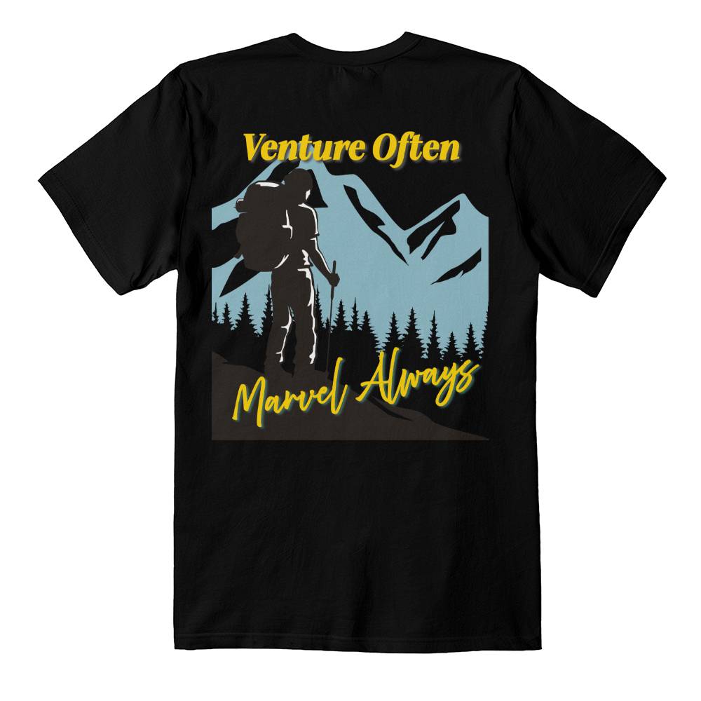 "Venture Often Marvel Always" Signature Adventure T-shirt