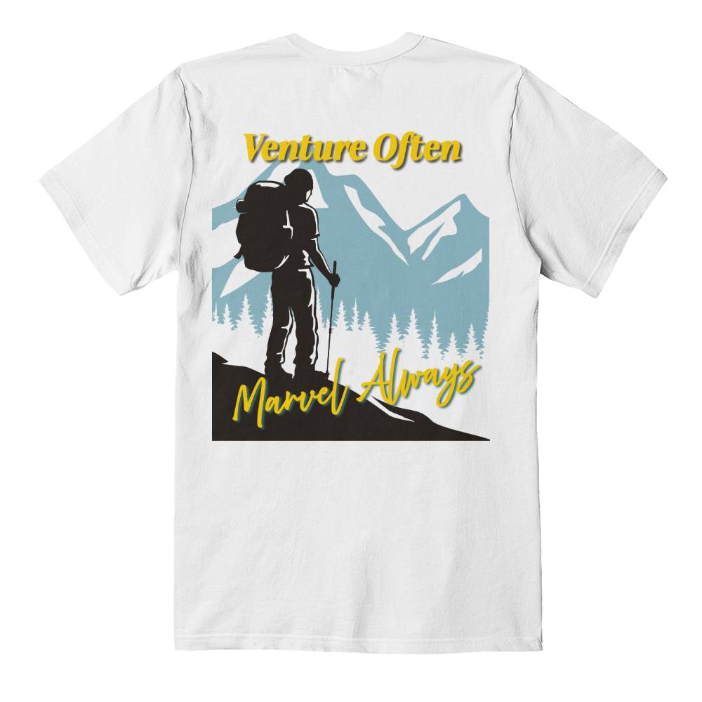 "Venture Often Marvel Always" Signature Adventure T-shirt