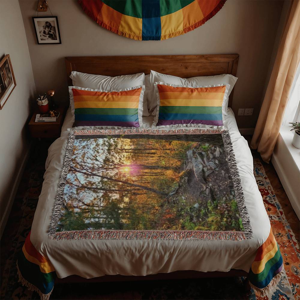 "Mountain Hike" Heirloom Blanket-Inspire Hive Signature Design