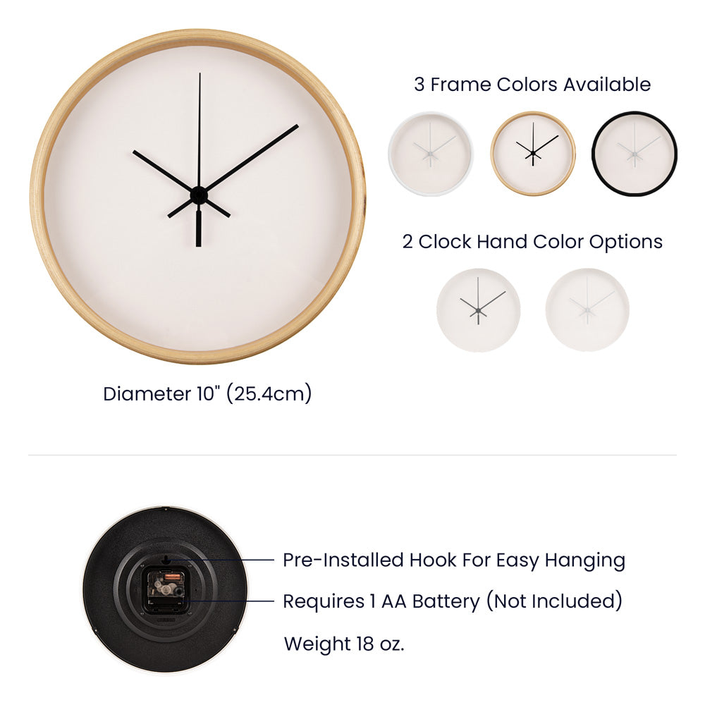 Timeless Elegance: Personalized Signature Wood Clock