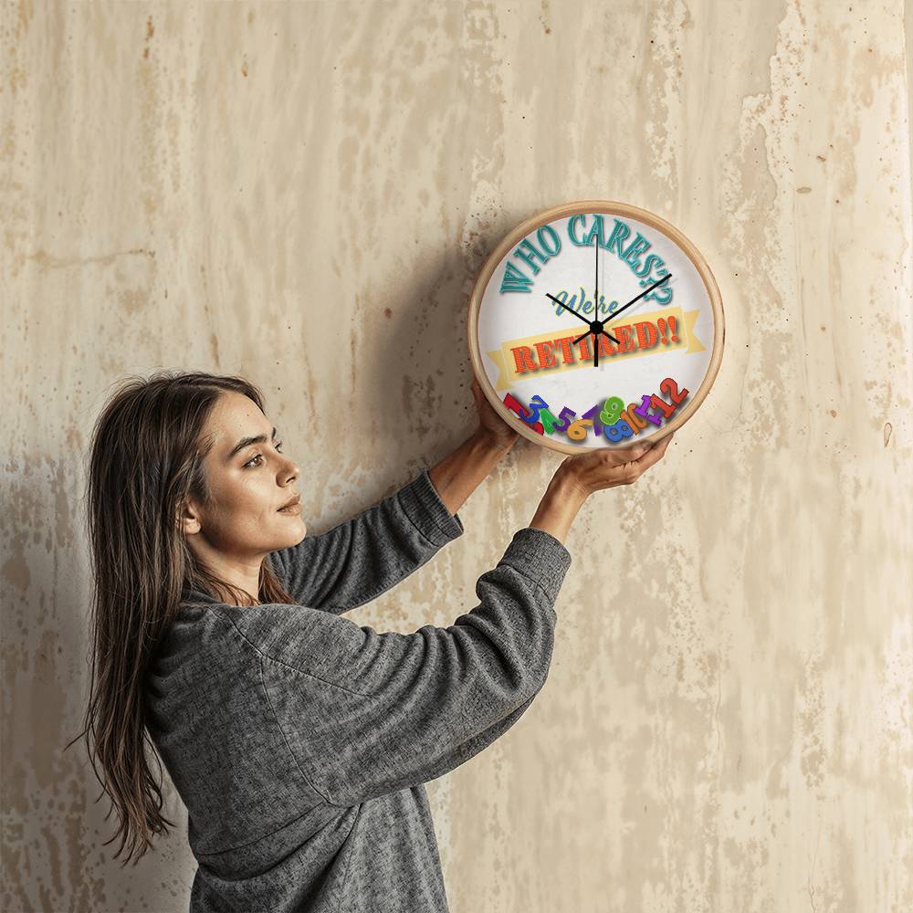 Timeless Elegance: Personalized Signature Wood Clock