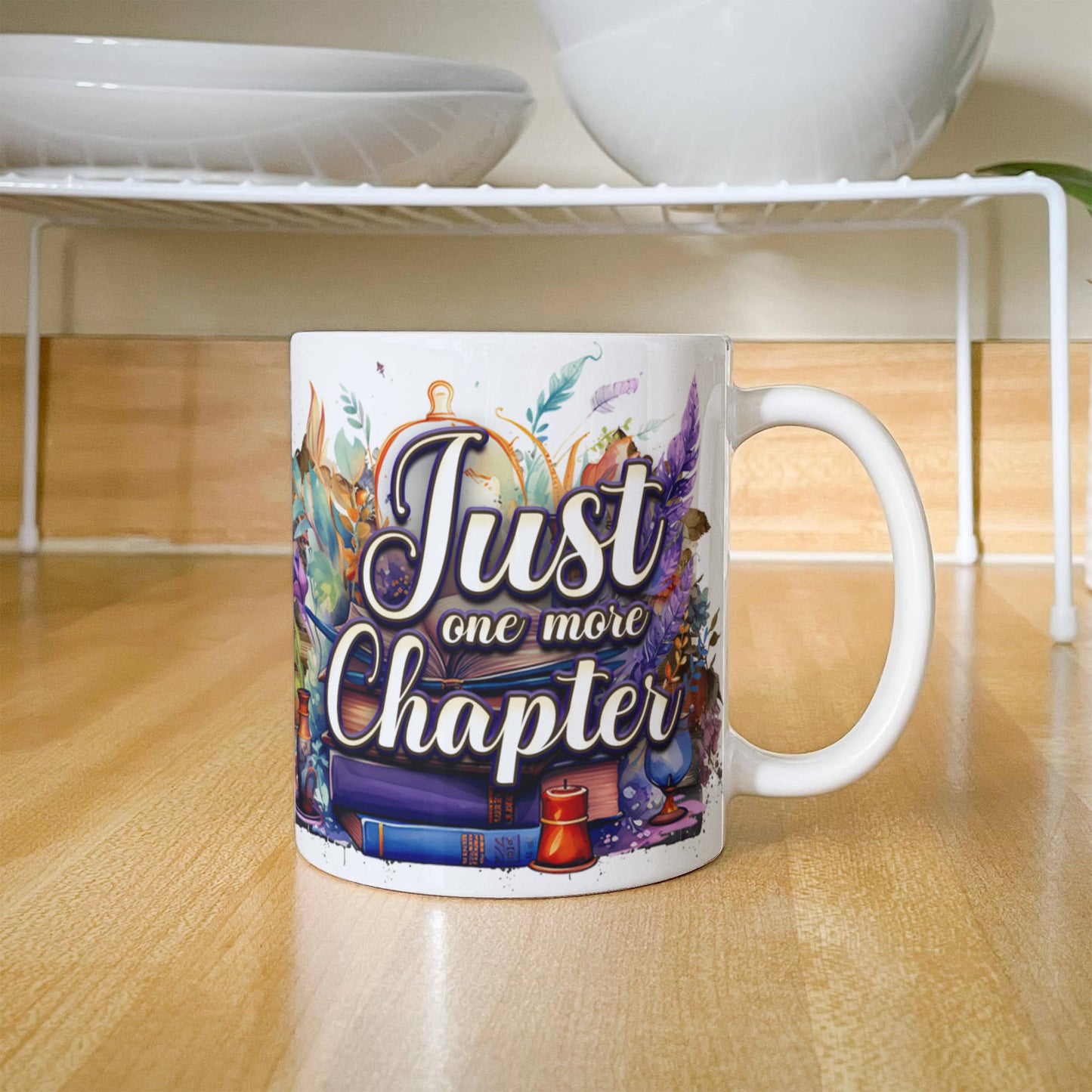 “Just one more Chapter” Ceramic Mug, 15 oz, 11 oz