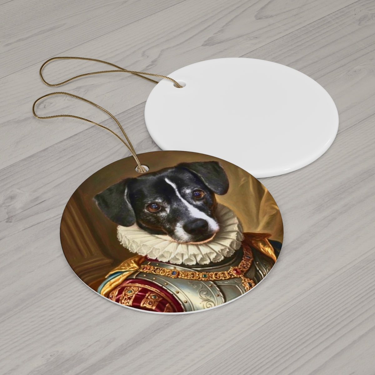 Custom Pet Christmas Ornament, Personalized Pet Memorial Gift, Dog Cat Portrait Ornament, Pet Lover Gift, Unique Dog Ornament, Holiday Decor