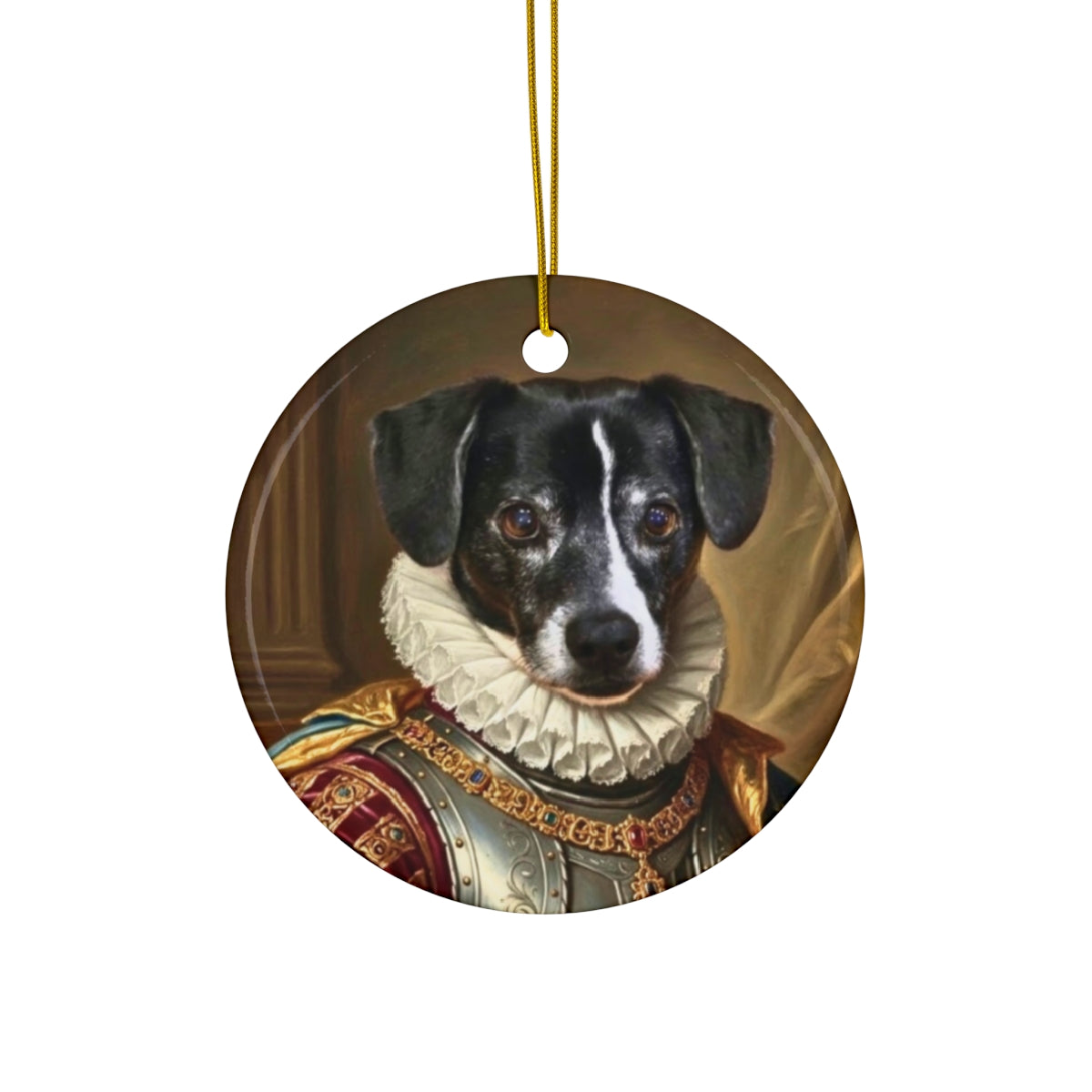 Custom Pet Christmas Ornament, Personalized Pet Memorial Gift, Dog Cat Portrait Ornament, Pet Lover Gift, Unique Dog Ornament, Holiday Decor