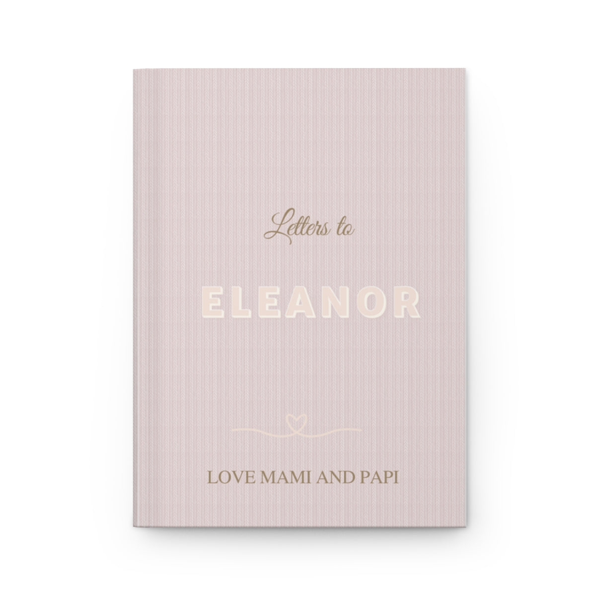 Personalized "Letters To" Hardcover Journal Matte