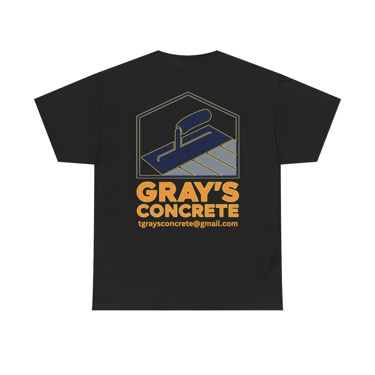 Personalized Concrete Construction Shirt, Custom Logo Tee, Heavy Cotton Workwear, Durable T-Shirt, Personalized Crew, Gift for Builders, Custom