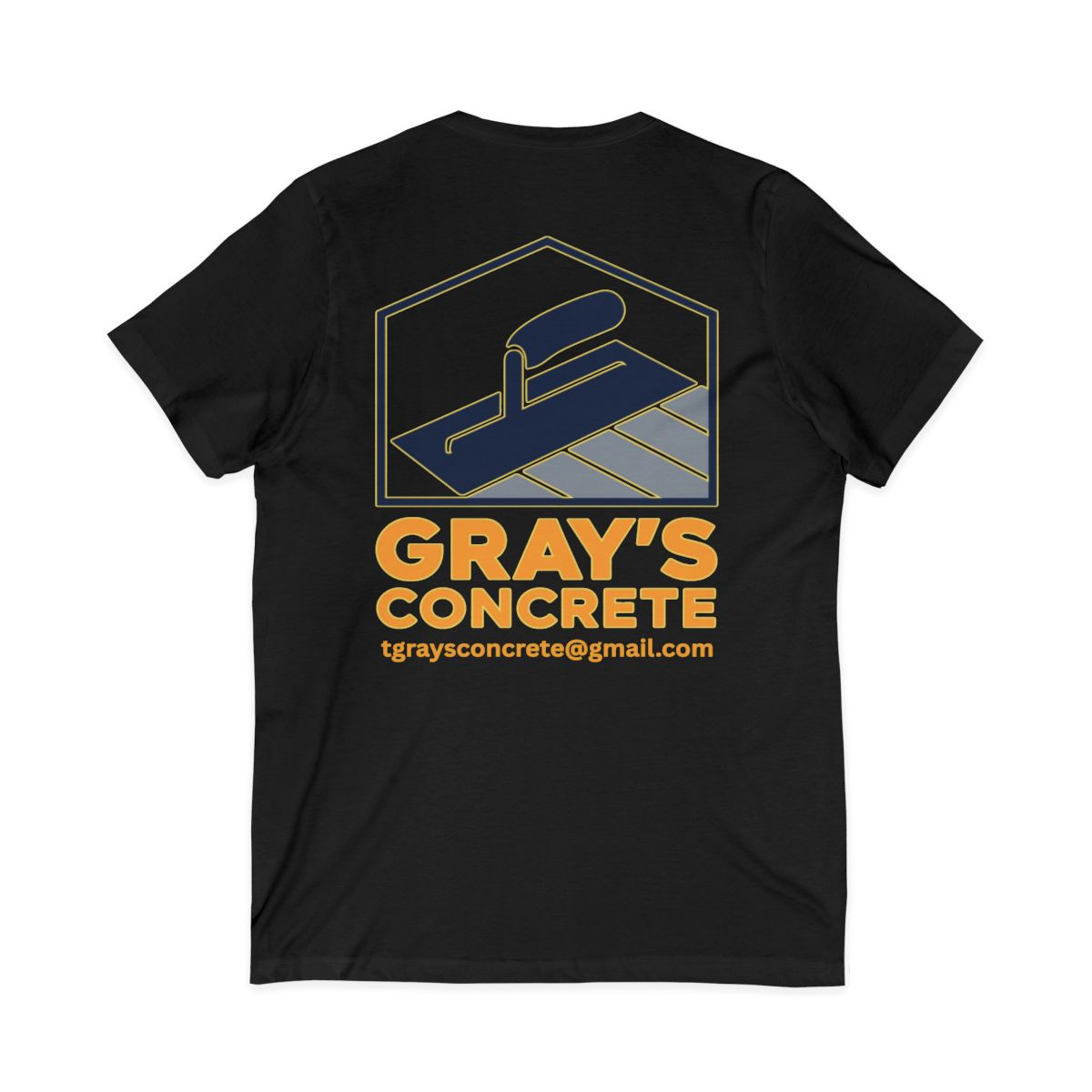 Custom Logo V-Neck Tee, Personalized Business Shirt, Unisex Branded Apparel, Custom Work T-Shirt, Company Logo Clothing