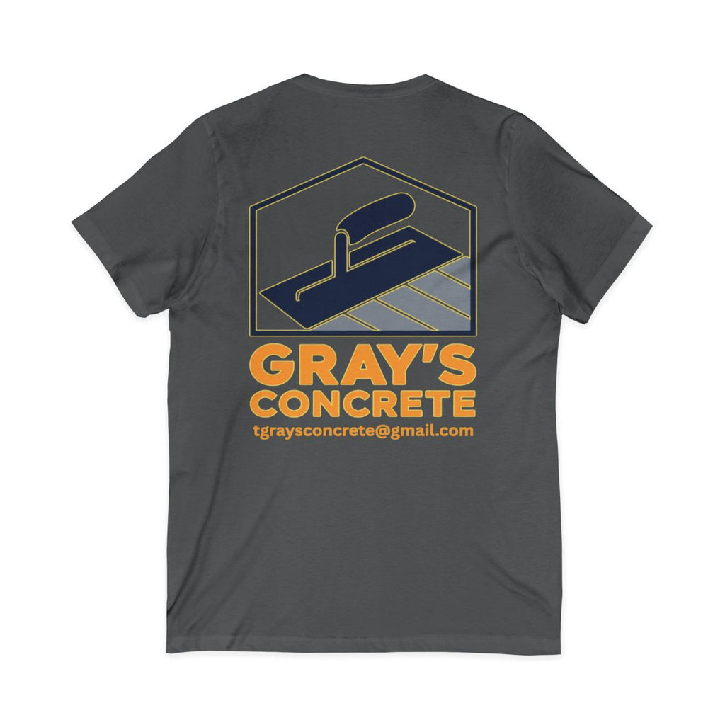 Custom Logo V-Neck Tee, Personalized Business Shirt, Unisex Branded Apparel, Custom Work T-Shirt, Company Logo Clothing