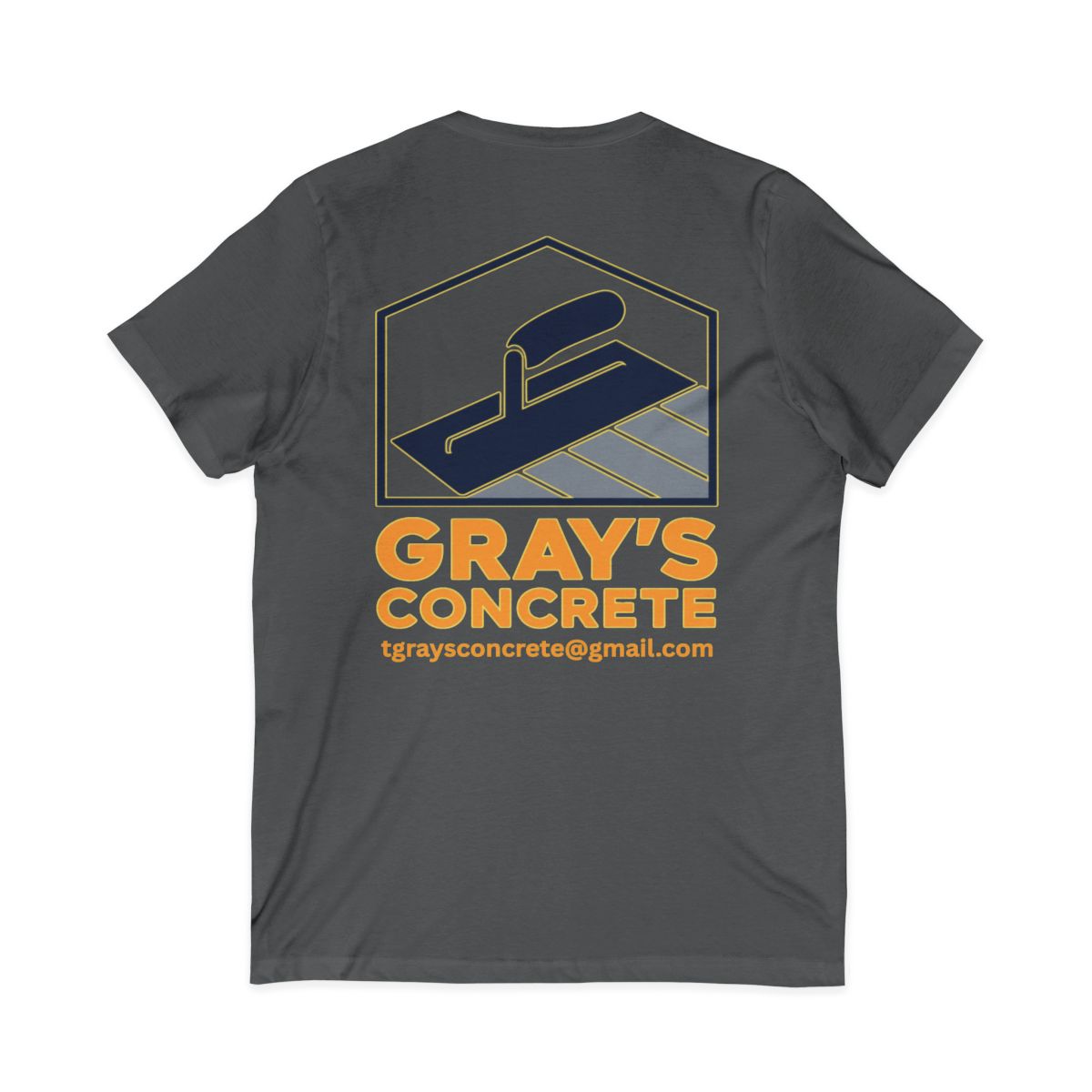 Custom Logo V-Neck Tee, Personalized Business Shirt, Unisex Branded Apparel, Custom Work T-Shirt, Company Logo Clothing