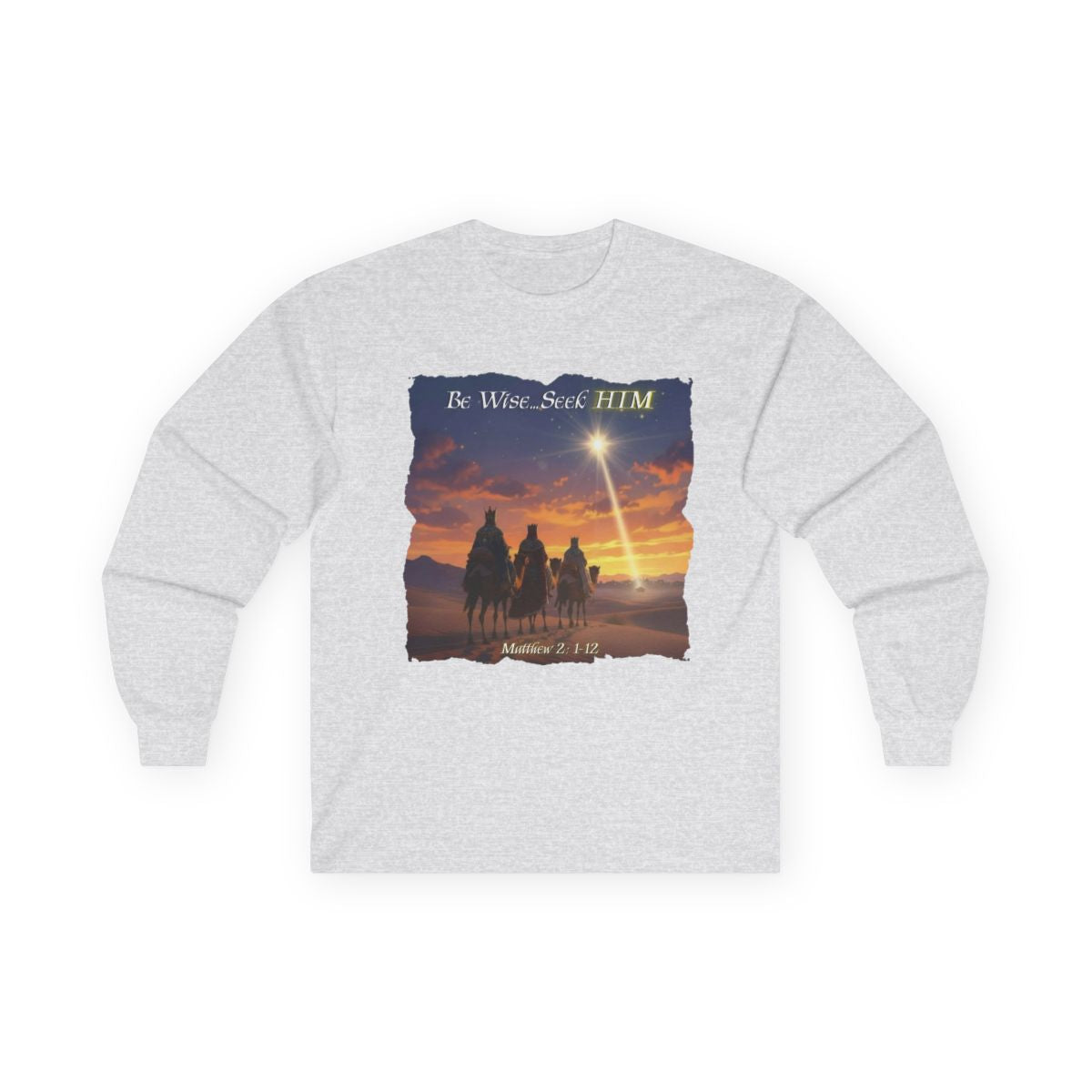 Wise Men Seek HIM  Unisex Ultra Cotton Long Sleeve Tee