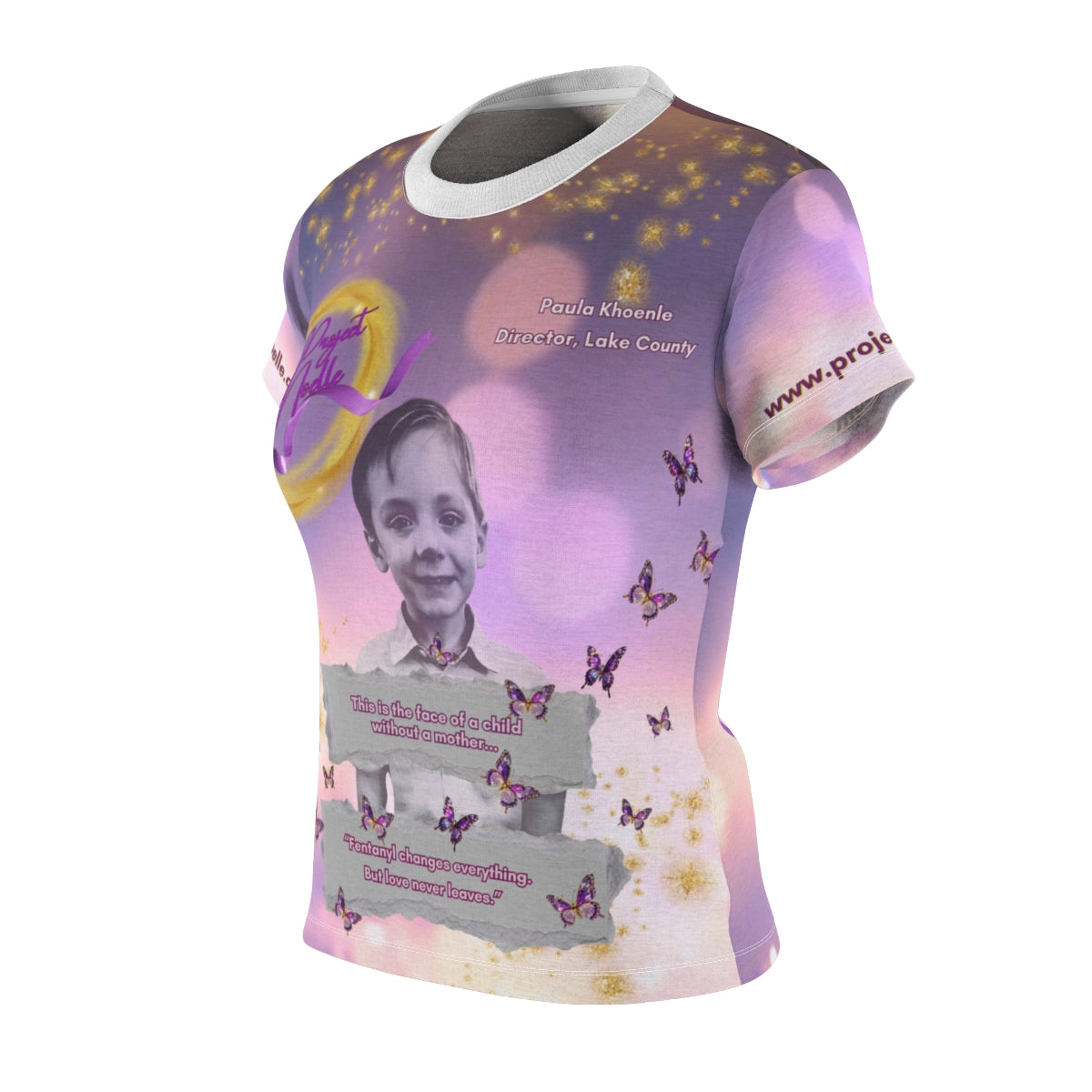 Women's Cut & Sew Tee (AOP) Project Noelle Director Name