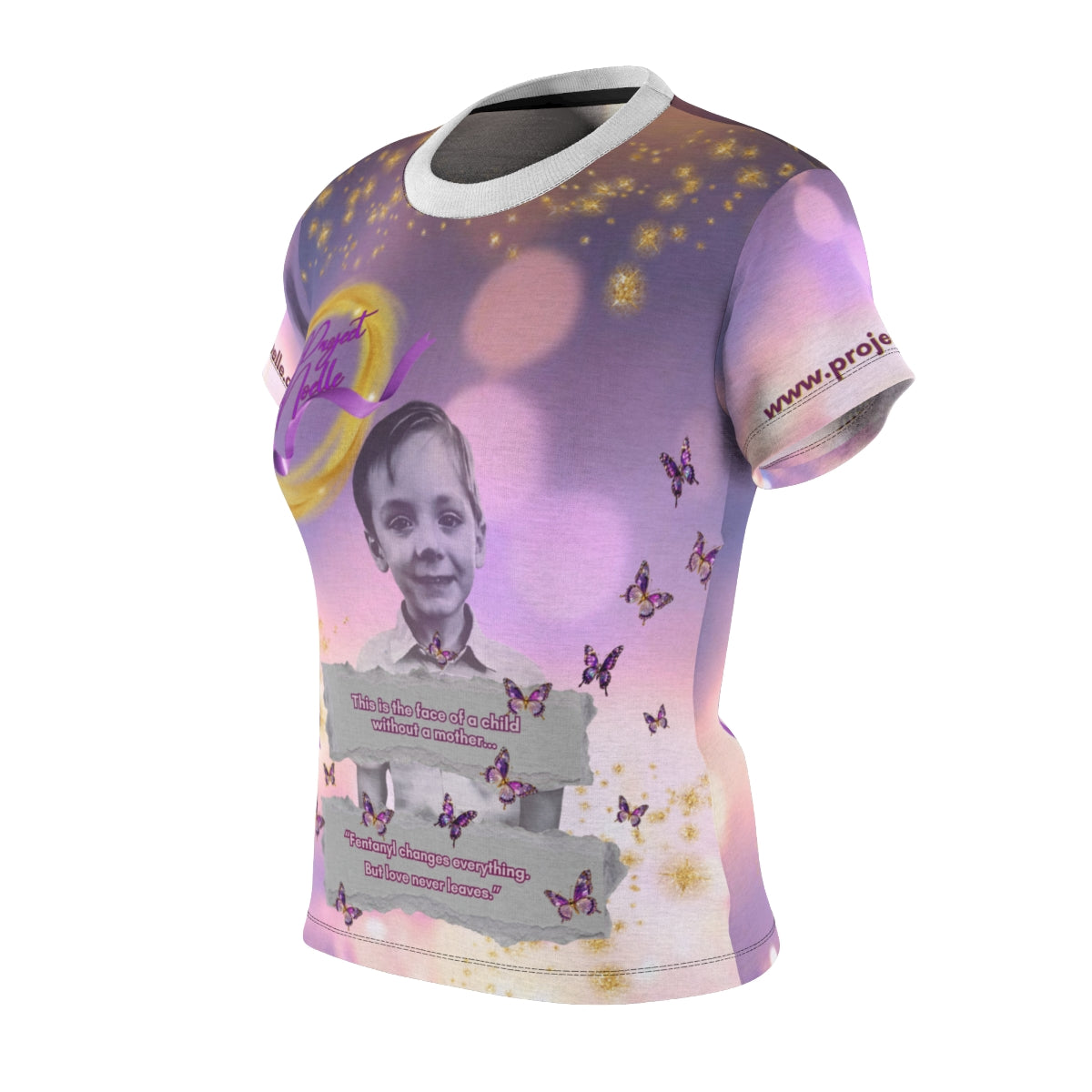 Women's Cut & Sew Tee (AOP) PROJECT NOELLE DESIGN