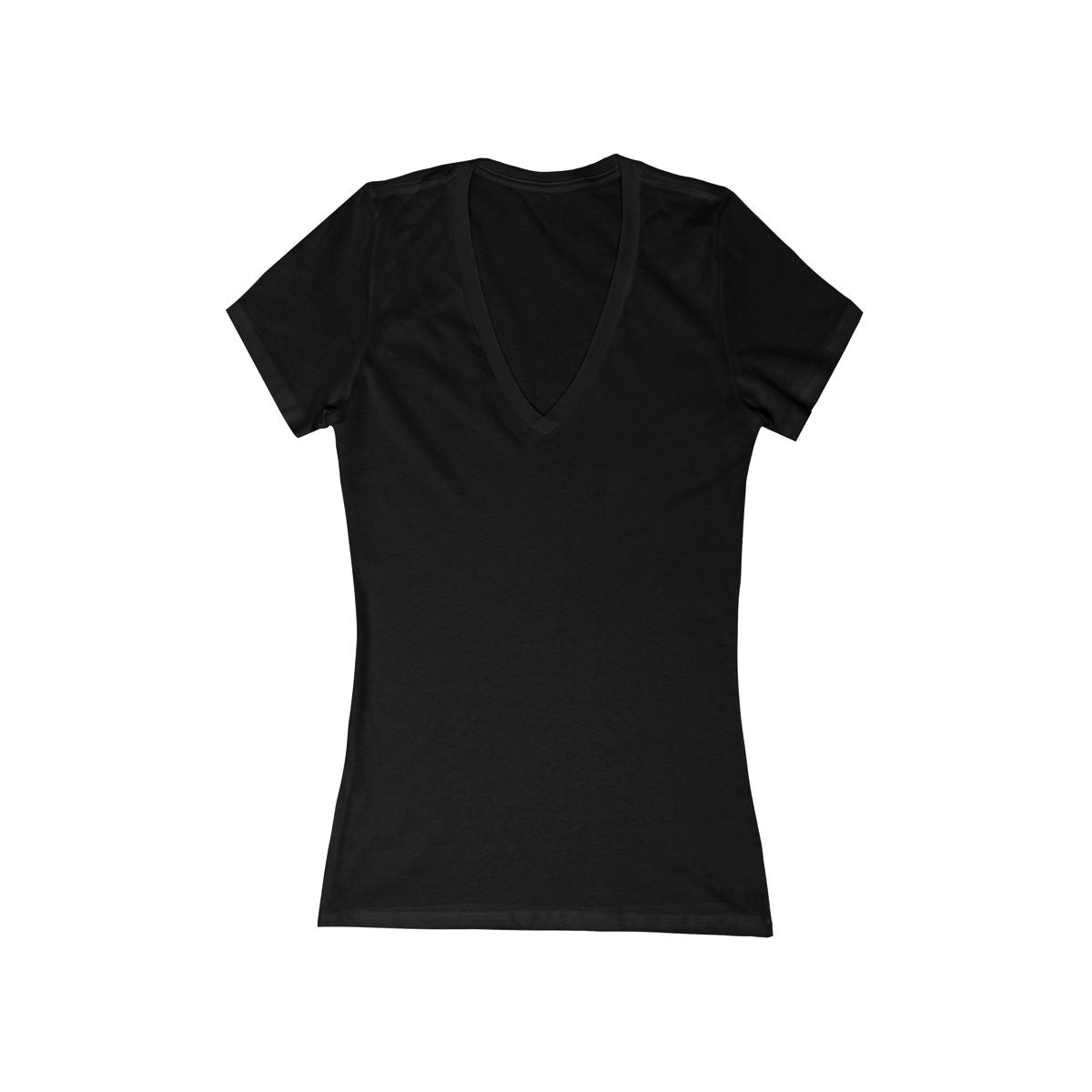 Custom Women's V-Neck T-Shirt, Graphic Tee for Gifts, Slim Fit Casual Top, Deep V-Neck Style, Stylish Comfortable Wear
